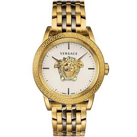 versace watches white and gold palazzo|Versace watches men price.